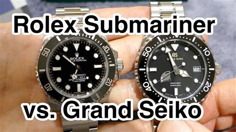 rolex submariner vs grand seiko.